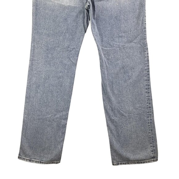 Cleo + Wolf Jeans Womens 38x36 Light Wash Ultra High Rise Ankle Straight Cotton - Picture 13 of 16